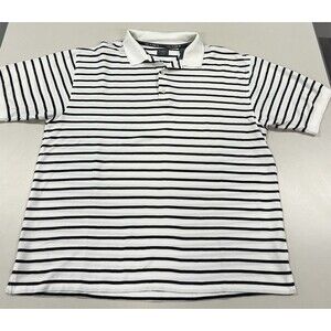 Men's Haggar Striped Golf Polo Shirt, XL
